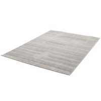 ELEGANCKI NOWOCZESNY DYWAN DO SALONU BELGIJSKI PREMIUM szary, kremowy melanż HYKKON ALSAN GREY 140x200 cm - obrazek 5