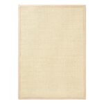 NOWOCZESNY NATURALNY DYWAN SIZALOWY Z BORDIURĄ BENUTA NATURALS SISAL w kolorze kremowym 140x200 cm