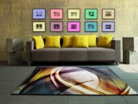 Dywan AMY abstrakcyjny, kolorowy w stylu MODERN i LOFT 140x200 cm - obrazek 5