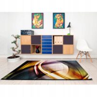 Dywan AMY abstrakcyjny, kolorowy w stylu MODERN i LOFT 140x200 cm - obrazek 3