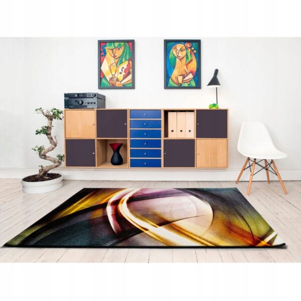 Dywan AMY abstrakcyjny, kolorowy w stylu MODERN i LOFT 140x200 cm - obrazek 3