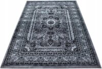 DYWAN ORIENTALNY PERSKI klasyczny szary kremowy czarny 200x290 cm - obrazek 6