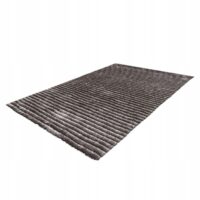 Dywan PREMIUM SHAGGY SZARY czarny SREBRNY 160x230 cm - obrazek 4