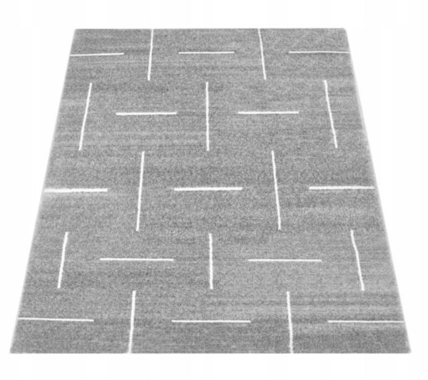 NOWOCZESNY ELEGANCKI GRUBY PONADCZASOWY pastelowy dywan do salonu szary kremowy PACO HOME TIBESTI 120x170 cm - obrazek 4
