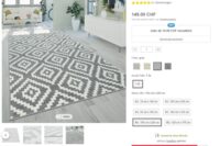NOWOCZESNY PRZYJEMNY W DOTYKU dywan pokojowy geometryczny biały szary PACO HOME STELLA SV 160x220 cm - obrazek 12