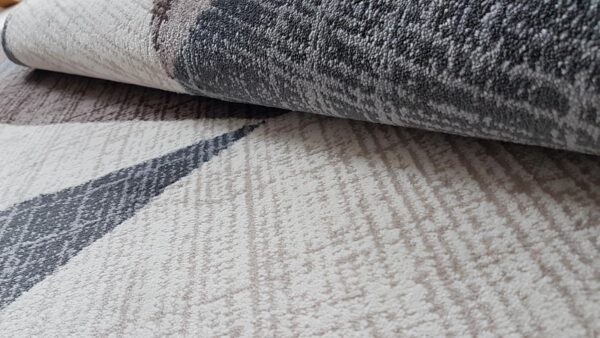 Dywan CARPET CITY INSPIRATION wzór w jodełkę kremowy brązowo-szary 200x290 cm - obrazek 7