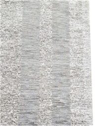 Włoski, szenilowy dywan bawełniany z obwódką. Tkany na płasko. Szary, srebrny 140x200 cm - obrazek 5