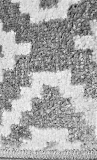 NOWOCZESNY PRZYJEMNY W DOTYKU dywan pokojowy geometryczny biały szary PACO HOME STELLA SV 160x220 cm - obrazek 8