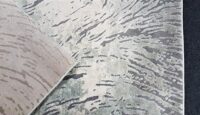 Dywan strukturalny, abstrakcyjny, nowoczesny ZARA szary, kremowy, odcienie zieleni 160x220 cm - obrazek 7