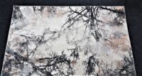 Abstrakcyjny, lśniący dywan w stylu GLAMOUR beżowy złoty GAŁĘZIE 160x220 cm - obrazek 5