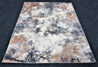 Abstrakcyjny, lśniący dywan w stylu GLAMOUR beżowy złoty GAŁĘZIE 160x220 cm - obrazek 6