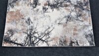 Abstrakcyjny, lśniący dywan w stylu GLAMOUR beżowy złoty GAŁĘZIE 160x220 cm - obrazek 7