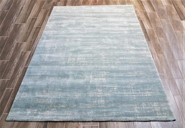 ELEGANCKI, ponadczasowy, belgijski dywan HYKKON Tiffany Shaggy Duck Egg Blue 160x230 cm - obrazek 14