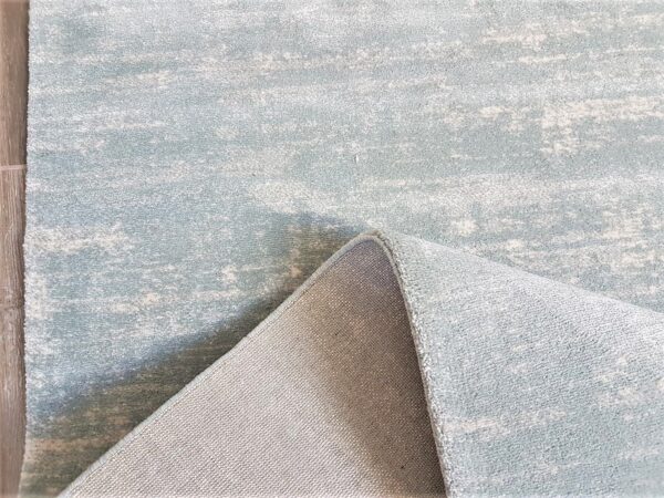 ELEGANCKI, ponadczasowy, belgijski dywan HYKKON Tiffany Shaggy Duck Egg Blue 160x230 cm - obrazek 13