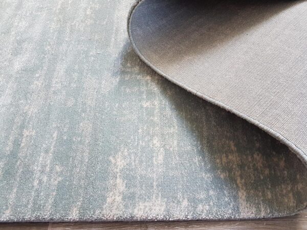 ELEGANCKI, ponadczasowy, belgijski dywan HYKKON Tiffany Shaggy Duck Egg Blue 160x230 cm - obrazek 6
