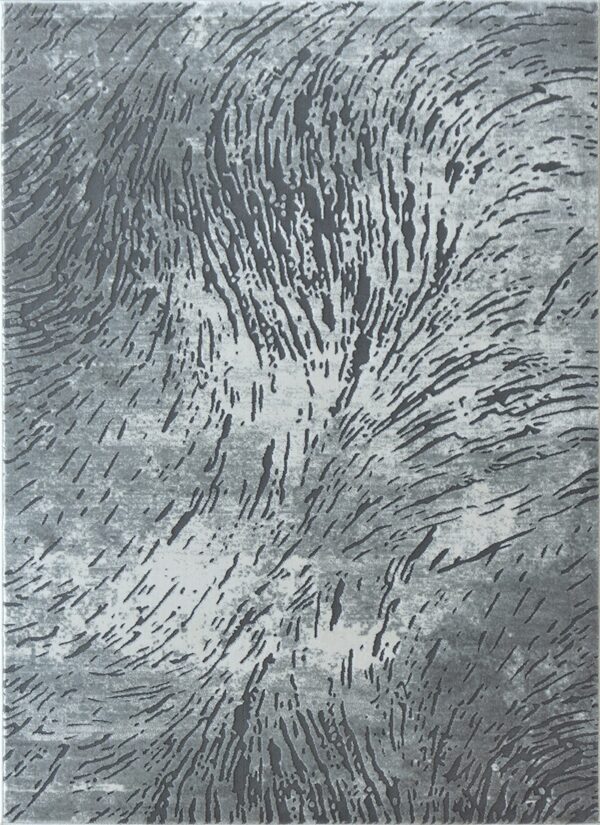 Dywan strukturalny, abstrakcyjny, nowoczesny ZARA szary, kremowy, odcienie zieleni 160x220 cm - obrazek 9