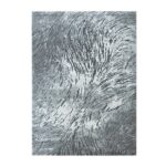 Dywan strukturalny, abstrakcyjny, nowoczesny ZARA szary, kremowy, odcienie zieleni 160x220 cm