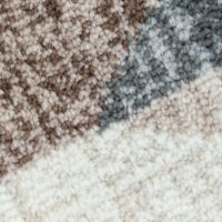 Dywan CARPET CITY INSPIRATION wzór w jodełkę kremowy brązowo-szary 200x290 cm - obrazek 5