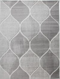 NOWOCZESNY GEOMETRYCZNY DYWAN POKOJOWY PACO HOME SINAI, szary, popielaty łezki 160x220 cm - obrazek 8