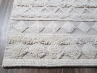 DYWAN WEŁNIANY Luxor Living Boho Skandi HYGGE biały kremowy 130x190 cm - obrazek 7