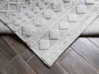 DYWAN WEŁNIANY Luxor Living Boho Skandi HYGGE biały kremowy 130x190 cm - obrazek 2