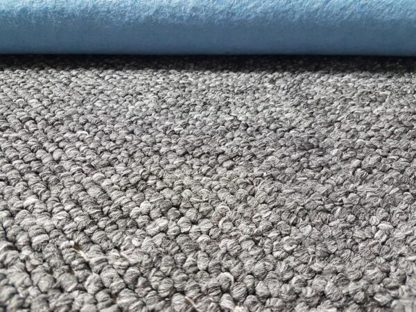 Ręcznie tuftowany, DESIGNERSKI DYWAN BT CARPET WOLLY o wyglądzie wełny, szary, antracytowy MELANŻ 140x200 cm - obrazek 3