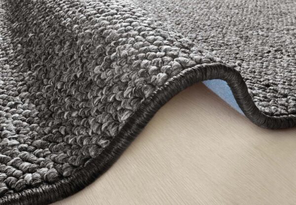Ręcznie tuftowany, DESIGNERSKI DYWAN BT CARPET WOLLY o wyglądzie wełny, szary, antracytowy MELANŻ 140x200 cm - obrazek 2