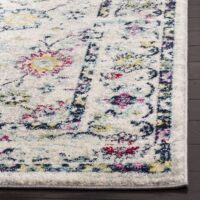 ORIENTALNY VINTAGE BIEGACZ DYWAN CHODNIK BIEŻNIK jasny szary niebieski fuksja SAFAVIEH MADISON 62x240 cm - obrazek 6