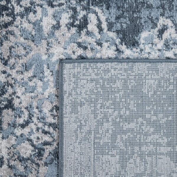 NOWOCZESNY dywan pokojowy VINTAGE barokowy granatowy szary 160x220 cm - obrazek 5