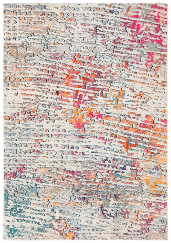 NOWOCZESNY DYWAN ABSTRAKCYJNY do salonu SAFAVIEH MADISON kolorowy MAZY 160x230 cm - obrazek 10