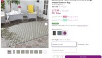 NOWOCZESNY DYWAN UNIWERSALNY SZNURKOWY tkany na płasko szary beżowy marokańska koniczyna SAFAVIEH COURTYARD - obrazek 11