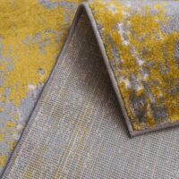 KUKOON RUGS ENZO nowoczesny, abstrakcyjny dywan do salonu MAZY złoty biały szary 190x290 cm - obrazek 6