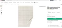 smartWeave NARMA ESNA szenilowy bawełniany dwustronny dywan pokojowy biały 200x300 cm - obrazek 16