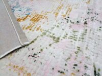 NOWOCZESNY NAKRAPIANY dywan do salonu GALAXY RAINBOW kremowy kolorowy 200x290 cm - obrazek 9
