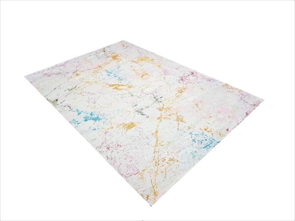 NOWOCZESNY NAKRAPIANY dywan do salonu GALAXY RAINBOW kremowy kolorowy 200x290 cm - obrazek 10