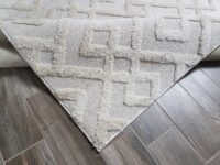 NOWOCZESNY DYWAN DWUPOZIOMOWY Z KRÓTKIM I DŁUGIM WŁOSIEM 3D w stylu boho skandi kremowy AYYILDIZ PISA - obrazek 4