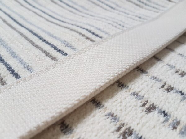 smartWeave NARMA ESNA szenilowy bawełniany dwustronny dywan pokojowy biały 200x300 cm - obrazek 2