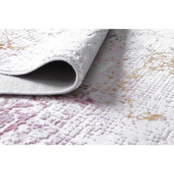 NOWOCZESNY NAKRAPIANY dywan do salonu GALAXY RAINBOW kremowy kolorowy 200x290 cm - obrazek 4