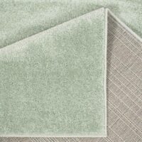 NOWOCZESNY JEDNOBARWNY GŁADKI dywan pokojowy Carpet City Moda Soft zielony 140x200 cm - obrazek 5