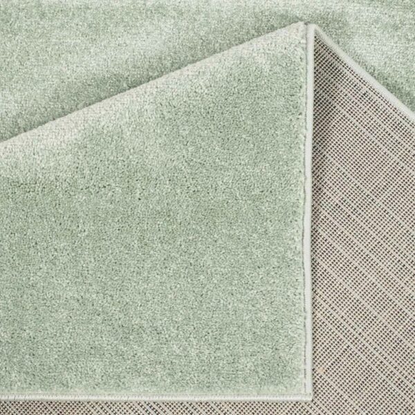 NOWOCZESNY JEDNOBARWNY GŁADKI dywan pokojowy Carpet City Moda Soft zielony 140x200 cm - obrazek 5