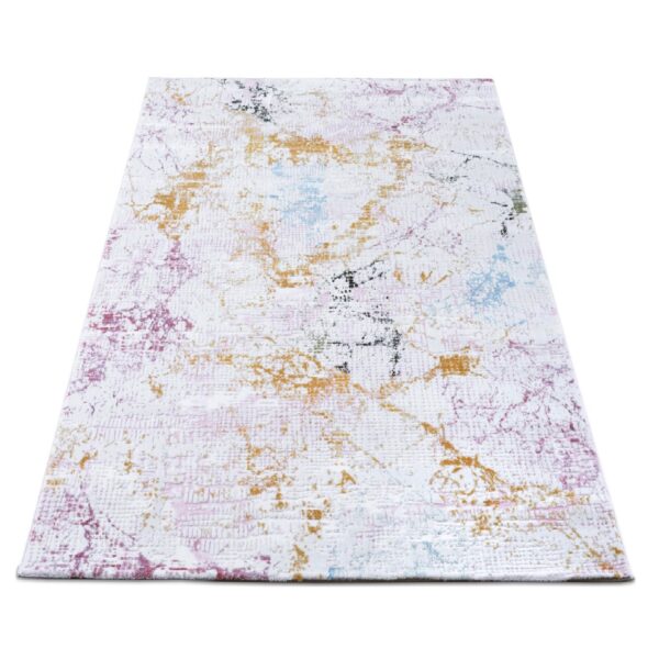 NOWOCZESNY NAKRAPIANY dywan do salonu GALAXY RAINBOW kremowy kolorowy 200x290 cm - obrazek 11