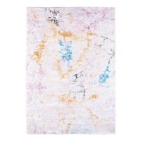 NOWOCZESNY NAKRAPIANY dywan do salonu GALAXY RAINBOW kremowy kolorowy 200x290 cm - obrazek 5