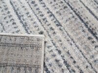 NOWOCZESNY DYWAN DO SALONU VERCAI RUGS szary beżowy w paski 200x290 cm - obrazek 2