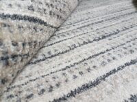 NOWOCZESNY DYWAN DO SALONU VERCAI RUGS szary beżowy w paski 200x290 cm - obrazek 9