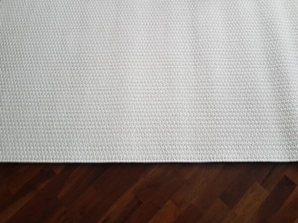 NOWOCZESNY PRZYTULNY DYWAN Z PŁASKIM SPLOTEM. Styl ETNICZNY BOHO SKANDYNAWSKI kremowy ecru 150x200 cm - obrazek 11