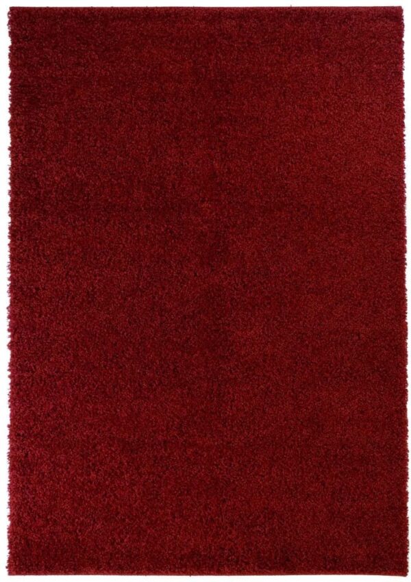 CARPET CITY SHAGGY 500 nowoczesny gładki dywan pokojowy shaggy, jednokolorowy, przytulny. Czerwony. 230x320 cm - obrazek 6