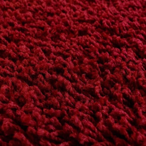 CARPET CITY SHAGGY 500 nowoczesny gładki dywan pokojowy shaggy, jednokolorowy, przytulny. Czerwony. 230x320 cm - obrazek 7