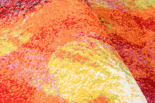 NOWOCZESNY ABSTRAKCYJNY KOLOROWY dywan do salonu HAPPINESS NEW BRUSH czerwony 200x290 cm - obrazek 10
