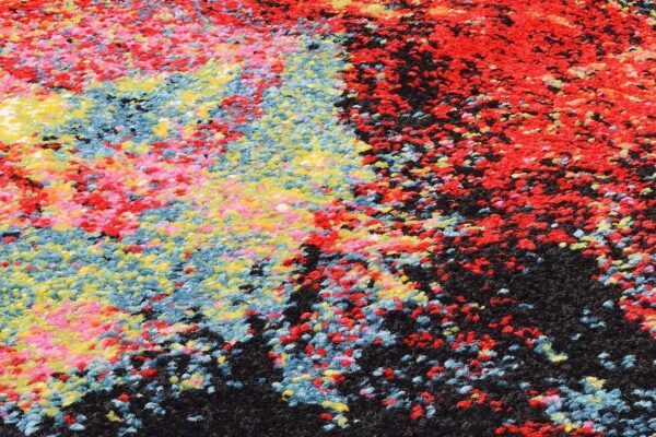 NOWOCZESNY ABSTRAKCYJNY KOLOROWY dywan do salonu HAPPINESS NEW BRUSH czerwony 200x290 cm - obrazek 8