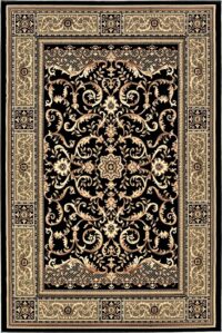 EGIPSKI EKSKLUZYWNY KLASYCZNY TRADYCYJNY ORIENTALNY PERSKI DYWAN DO SALONU granatowy beżowy złoty 160x230 cm - obrazek 11